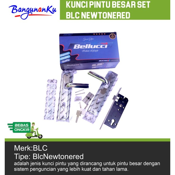 BLC NEWTONERED/ Kunci pintu Besar Set BlcNewtonered /Kunci pintu set/Door Lock Set/Handle Pintu Set