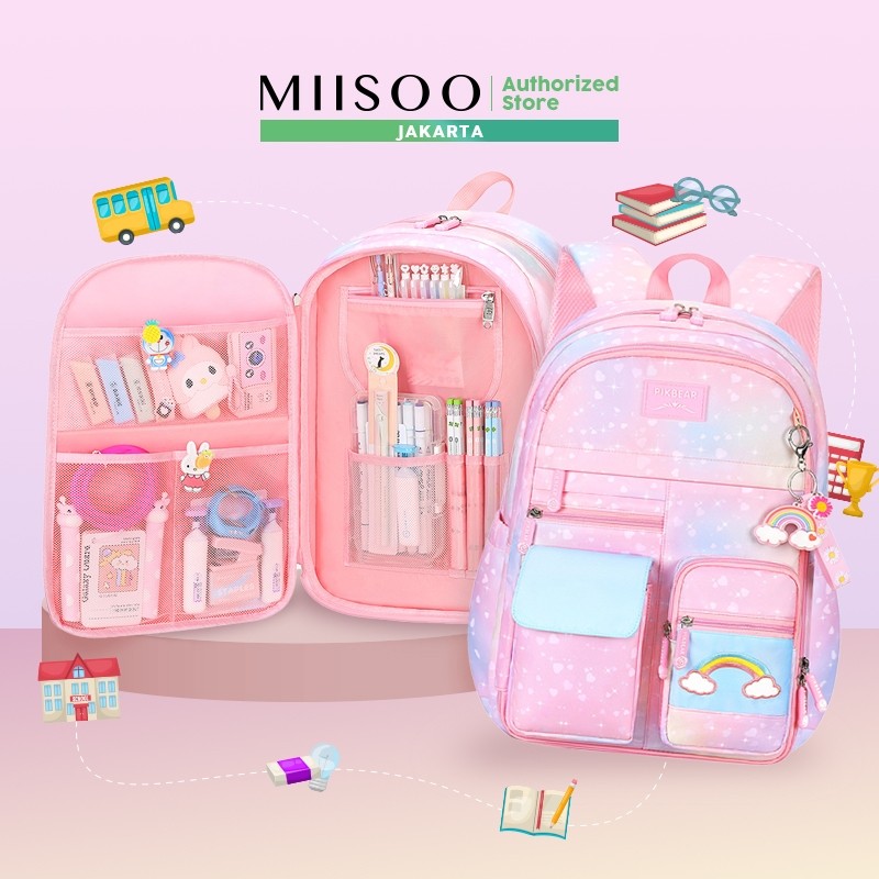 MIISOO REI Bag Tas Sekolah Anak/Tas Ransel Anak/Tas Sekolah Unisex Tas Sekolah Anak Tk/Sd /Terbaru