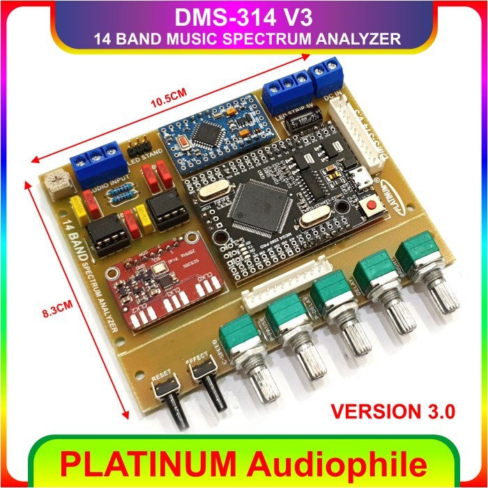JT99 Spectrum Analyzer Modul DMS-314 V3 14 Band Music Analyzer