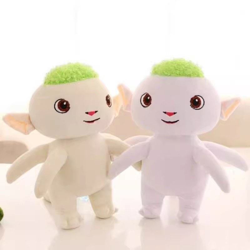 Monster Hunt Wuba Huba White Radish Funny Goblin Plush Toy Stuffed Doll Cartoon Movie Souvenir Model