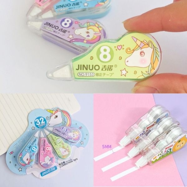 

Pernak Pernik Correction Tape Karakter 4In1 Penghapus Pulpen Roll Isi 4 pcs Karakter Lucu Unicorn Penghapus Pena Tip-Ex Kertas Mini 4in1 Tip Ex Set 4 Pcs Lucu Murahh
