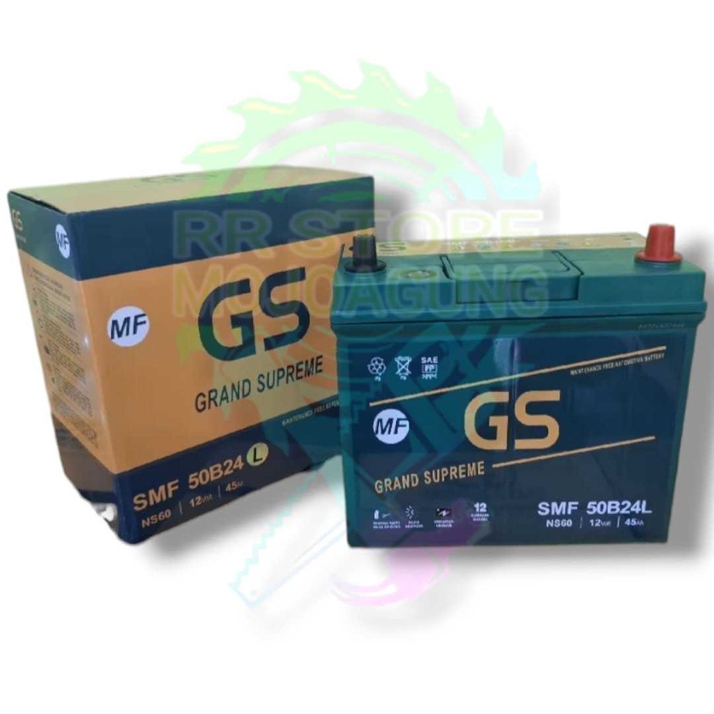 Murah Aki Mobil Grand Livina NS 60 L GS GOLD SHINE Aki Kering