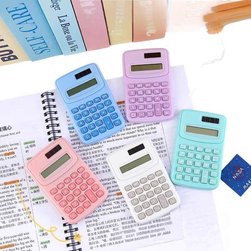 

Kalkulator Mini 8 Digit Lucu Warna Pastel Kalkulator Mini Sekolah Kalkulator Saku