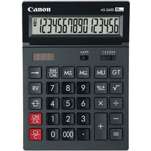 

CANON CALCULATOR AS-2600 HB / Canon AS-2600 Original 16 Digits Kalkulator