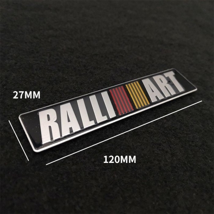Emblem 3D Ralliart Mitsubishi Pajero Sport Outlander Xpander Lancer - Model 1