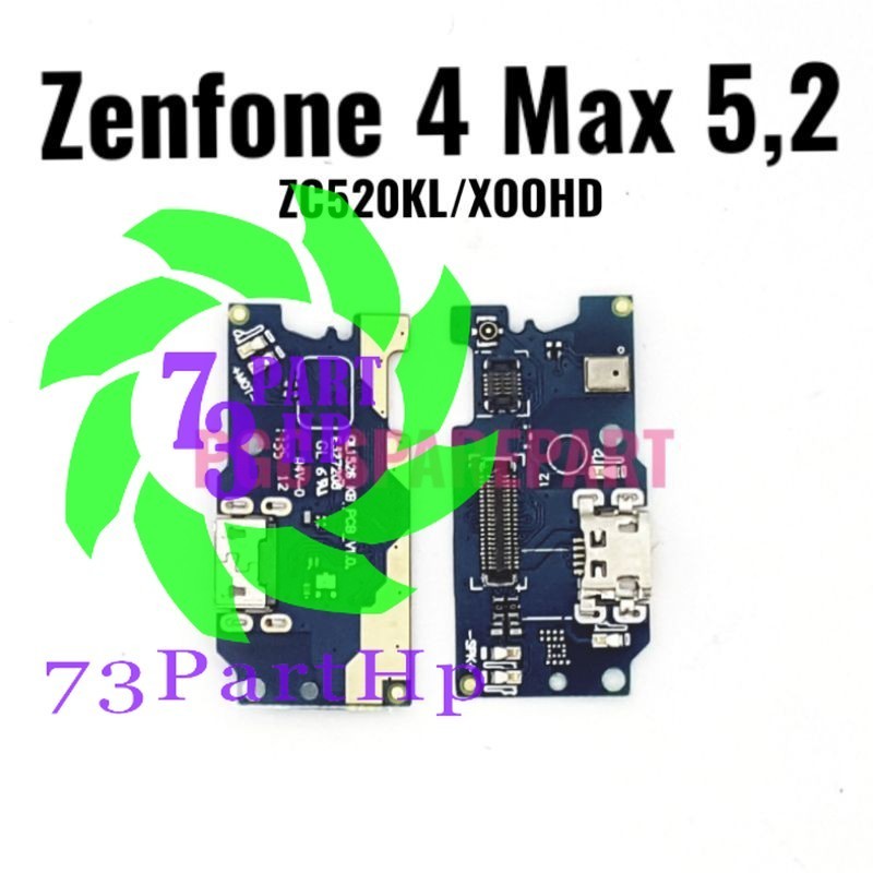 Original Flexible Charger & Mic Asus Zenfone 4 Max 5.2 - ZC52OKL - Flexibel Konektor Papan PCB Cas -