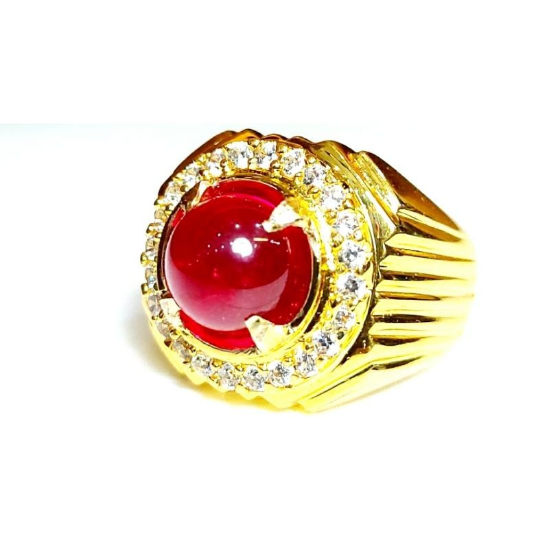 CINCIN BATU MUSTIKA MERAH SIAM ISTIMEWAH