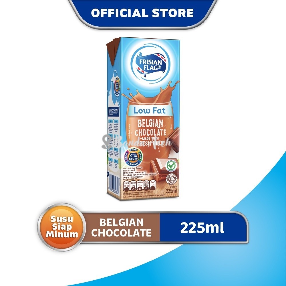 

(Aceh) Frisian Flag Low Fat Belgian Chocolate 225ml