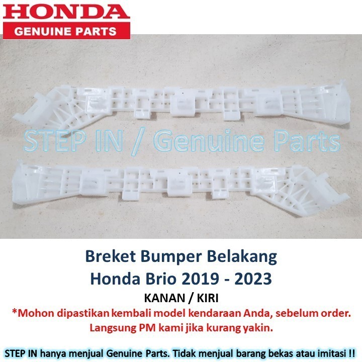 Breket Bumper Bemper belakang Kanan Kiri Honda Brio RS S 2019 2020 2021 2022 2023 2024 original baru