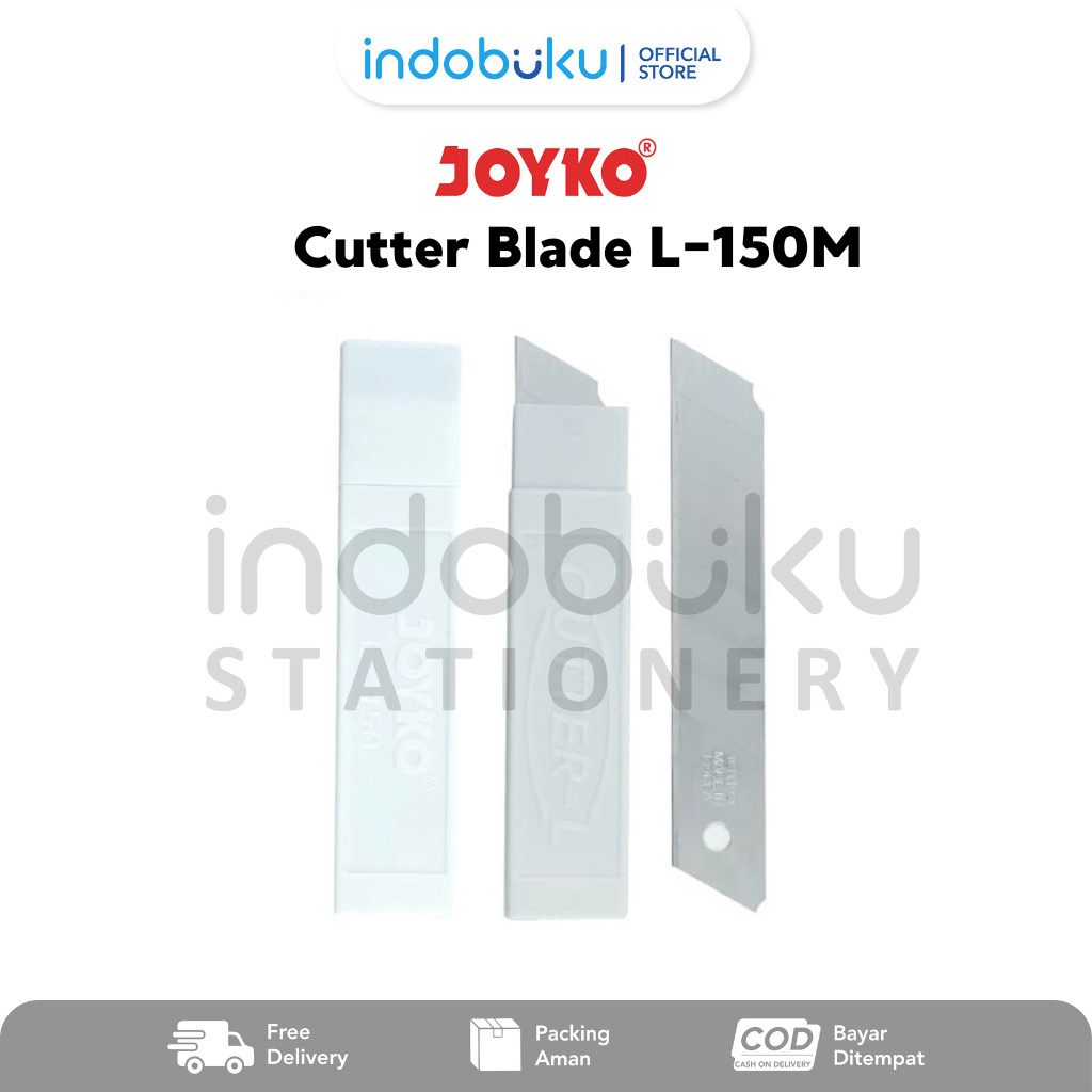 

Cutter Blade Refill Isi Pisau Pemotong Joyko 1 Tube 5 Pcs L-150