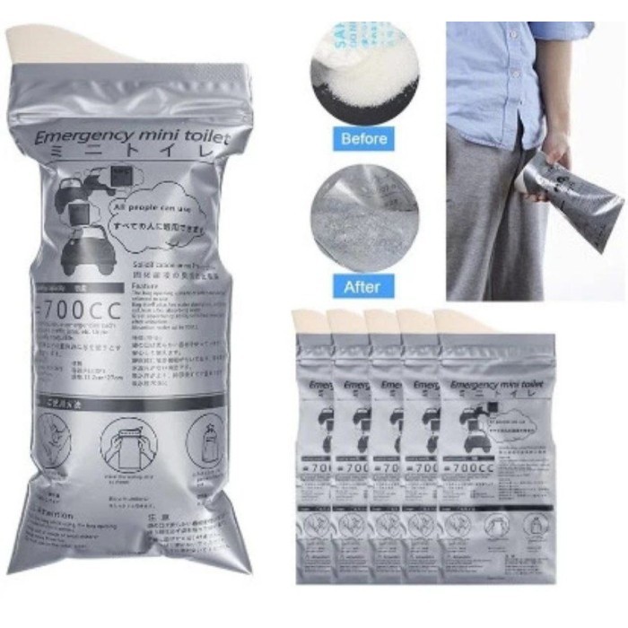 Urinoir bag toilet portable