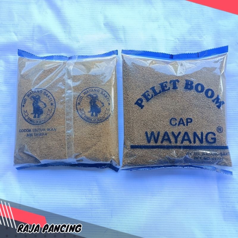 Pelet Boom Cap wayang besar - Boom wayang besar - umpan pancing- umpan pelet cap wayang