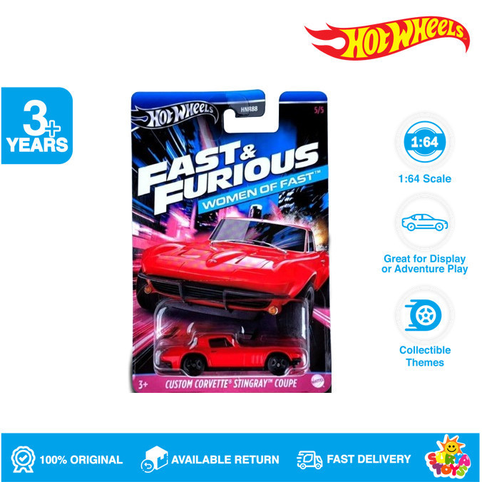 Hotwheels Fast & Forius Women Of Fast Custom Corvette Stringray Coupe