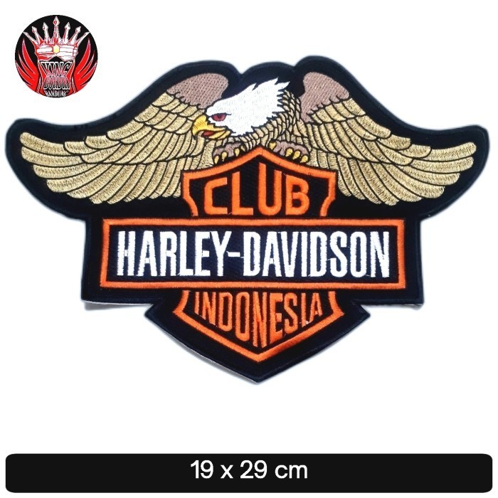 Badge Bordir/Backpatch Besar Harley davidson/Patch besar,Emblem besar