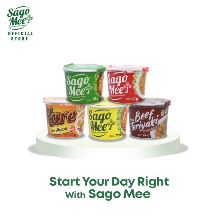 

Paket Sago Mee Cup Aneka Rasa 5 varian