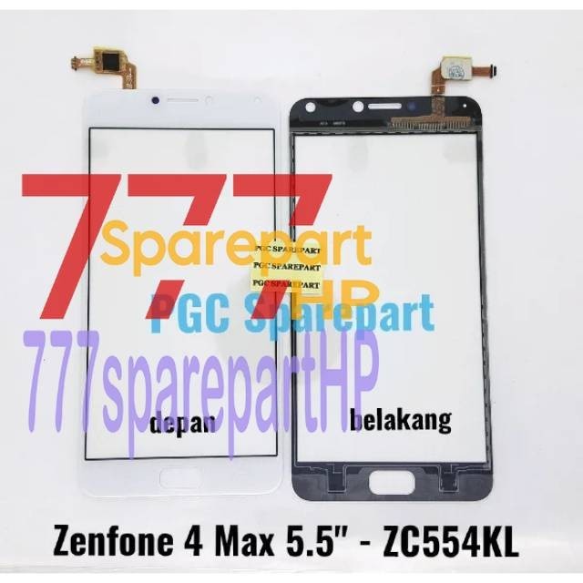Original Touchscreen Asus Zenfone 4 Max Pro 5.5" / ZC554KL / x00id / x00is / x00hda / XOOID - Kaca T