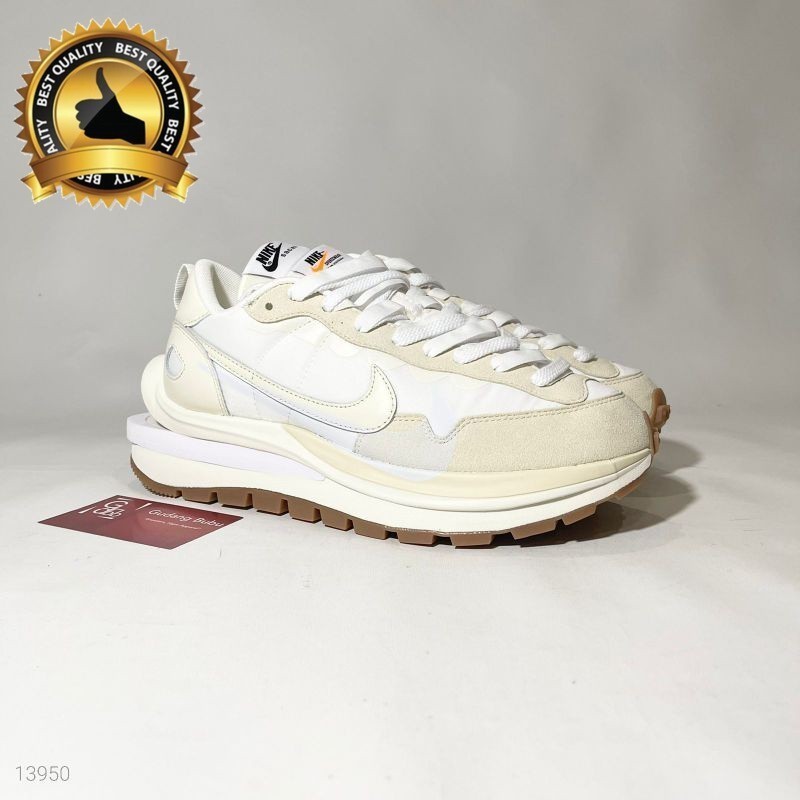 Sacai Vaporwaffle White Sail White and Gum Sacai Sneakers A5