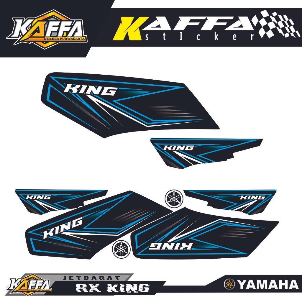 COD/ Striping Rx King - Stiker Variasi List Motor Rx King Racing LIST