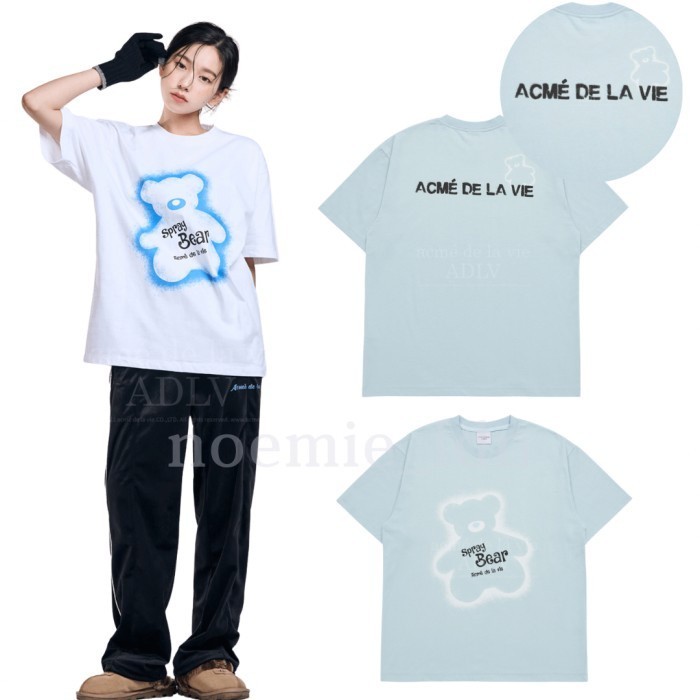 ADLV SPRAY BEAR SHORT SLEEVE T-SHIRT MINT