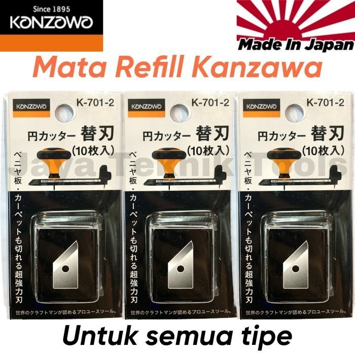 

Ready Mata Kanzawa Gasket Packing Cutter Pisau K 701 2