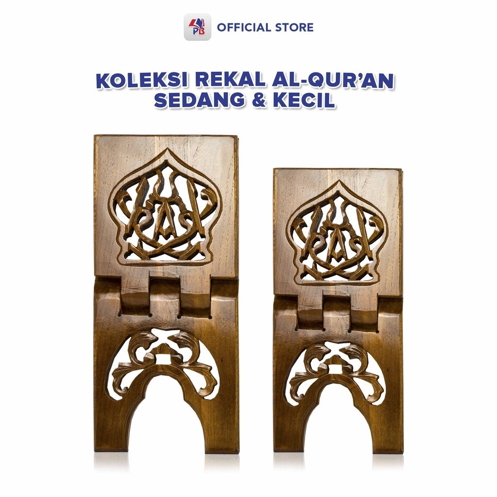 Rekal Alquran / Meja Alquran Lipat / Meja Ngaji /Alas / Dudukan /Tatakan  Model Ukir Jepara Bahan As