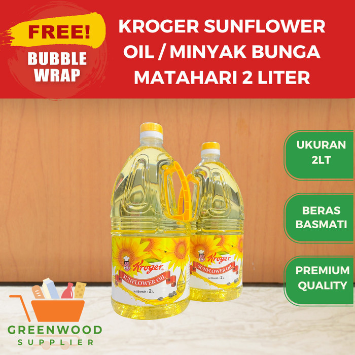 

[HEMAT] Kroger Sunflower Oil / Minyak Bunga Matahari - 2LT