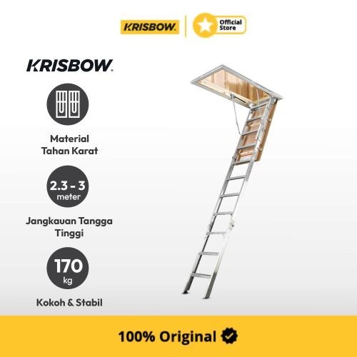 Werner Tangga Loteng Lipat Aluminium