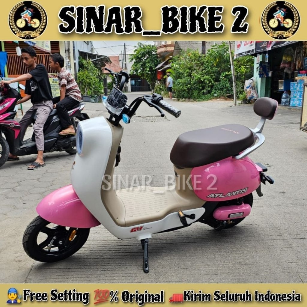 Sepeda Listrik CELCIUS Atlantis Q1 model Stylis 500 Watt 48v