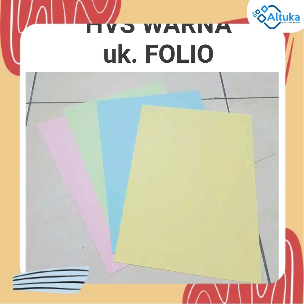 

(20 lbr) KERTAS HVS WARNA 70 GR