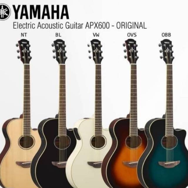 PROMO SPESIAL Promo Gitar Akustik Elektrik YAMAHA APX600 generasi setelah APX500 II   APX 500 II ORIGINAL