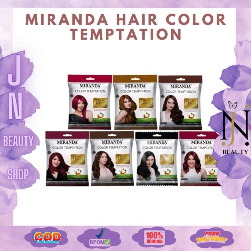 ORIGINAL 100% MIRANDA HAIR COLOR TEMPTATION