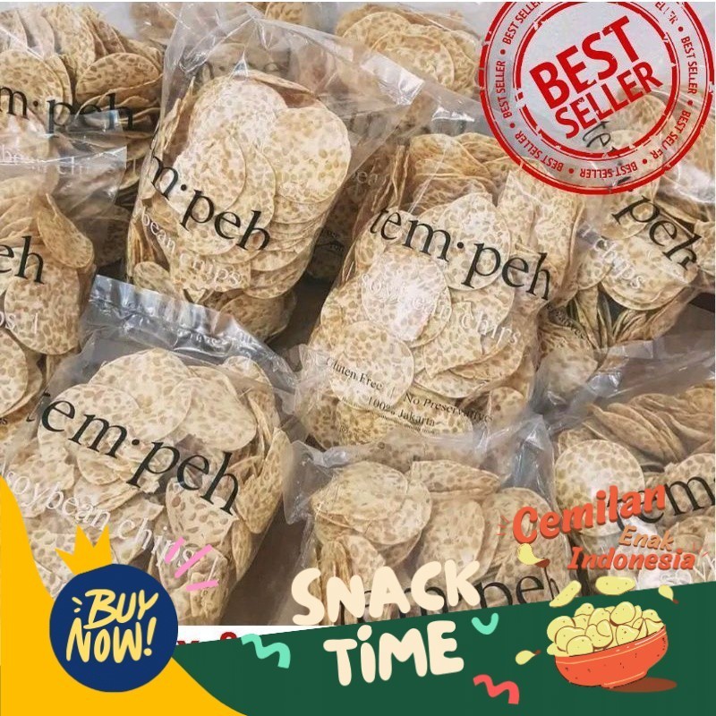 

PROMO SPESIAL Keripik Kripik Tempe 500 gram Kerupuk Gurih Premium