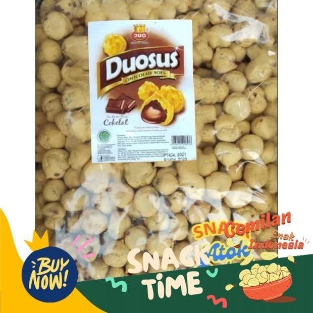 

Special Diskon [1kg] DUO SOES COKLAT KILOAN exp 2025 / KUE SOES KERING ISI COKLAT KILOAN / DUO SUS KERING COKLAT KILOAN / DUOSUS / KUE SUS KERING COKLAT KILOAN - snackatokbabah