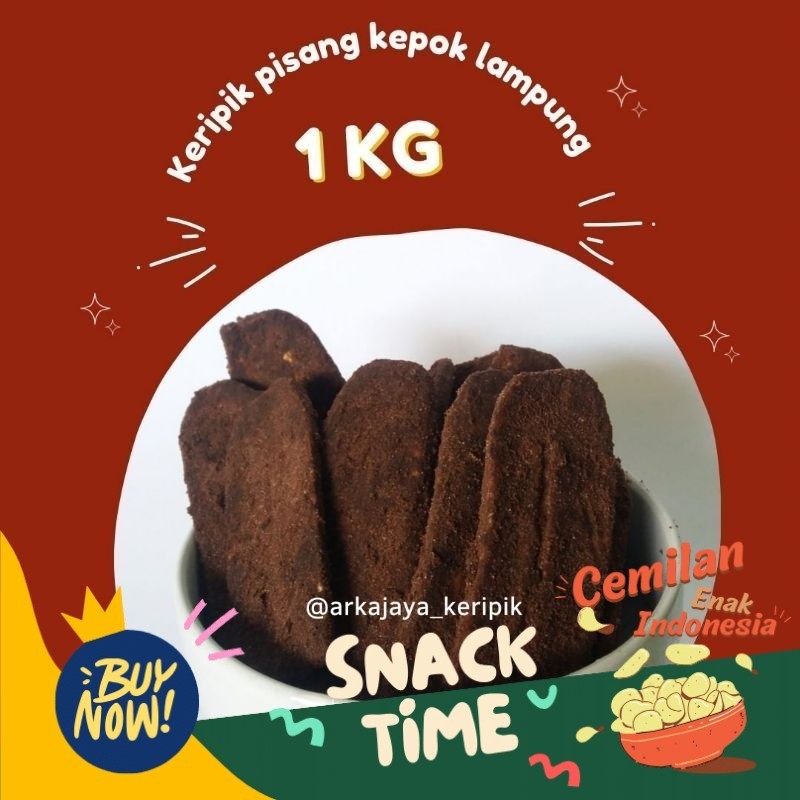 

Special Diskon PAKET HEMAT!! 1kg keripik pisang coklat Lampung & keripik pisang lumer