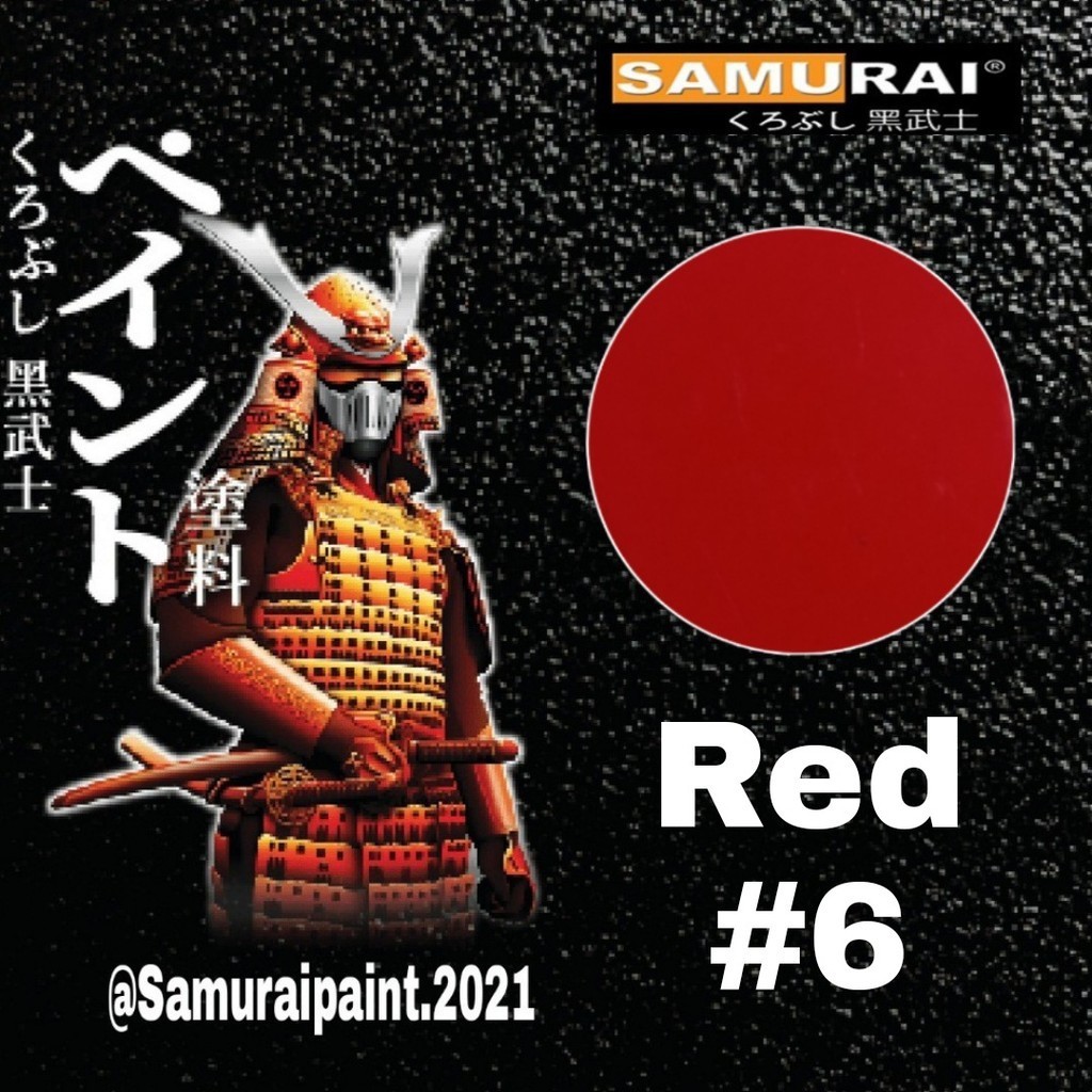

Red 6 / warna merah ferarri / warna merah / pilok samurai / samurai paint