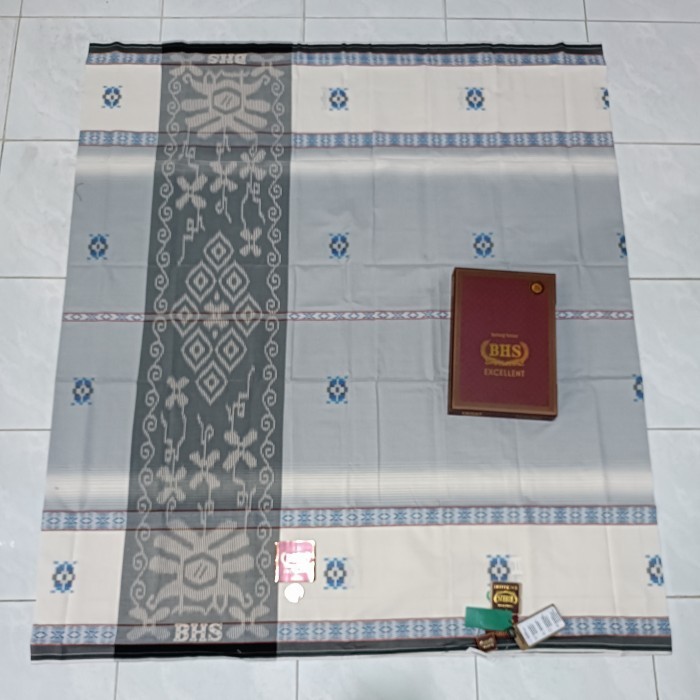 SARUNG BHS EXCELLENT gold songket - Putih