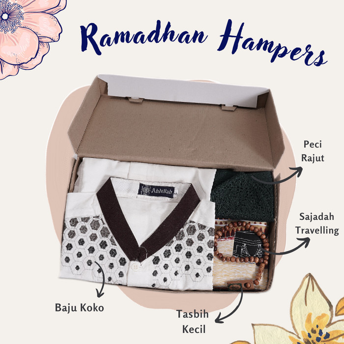 

Hampers Lebaran / Hampers Koko / Satu Set Koko Sajadah / Parsel Hadiah