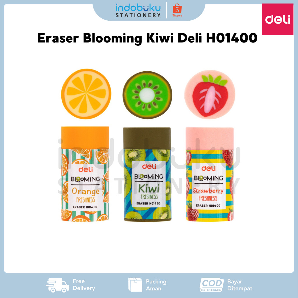 

Eraser Blooming Kiwi Deli H01400 Penghapus Kiwi Deli H01400