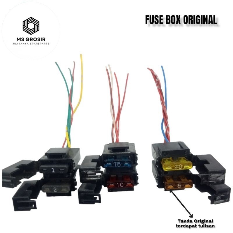 FUSE BOX RUMAH SIKRING DAN SEKRING ORIGINAL UNIVERSAL HONDA BEAT KARBU VARIO MOTOR MOBIL