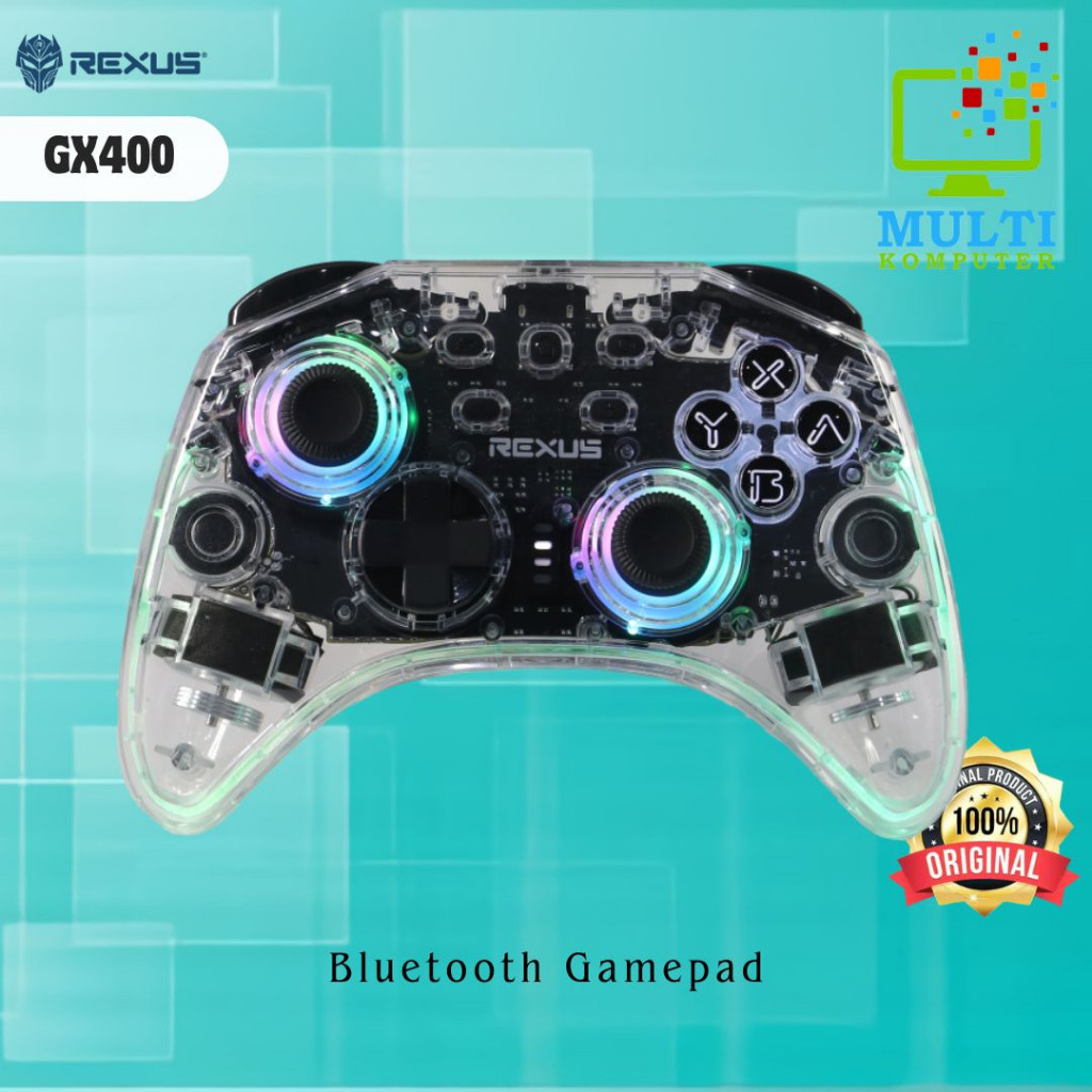 Rexus Bluetooth Gamepad Gladius GX400 - STIK MURAH - STIK PC - STIK PS