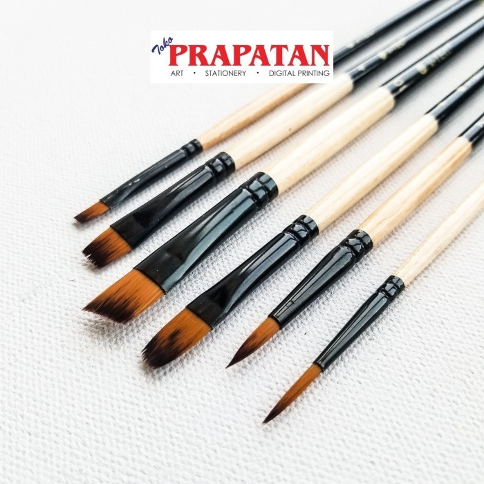 

Kuas Lukis V-TEC set 6 pcs A520/6 / V-TEC Paint Brush -YY41