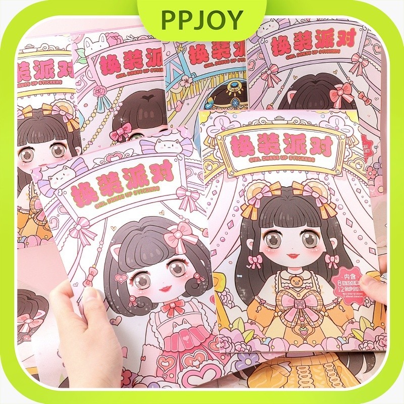 

Buku Stiker Dressing Up Princess / Buku Stiker Ganti Pakaian Mode DIY / Ratusan Stiker Rias Lucu Pertunjukan Rias