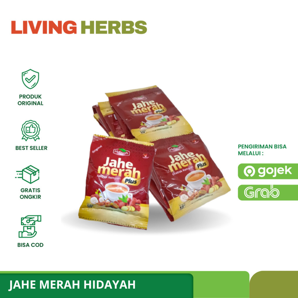 

HIDAYAH - Jahe Merah Hidayah Renceng Isi 12 Sachet