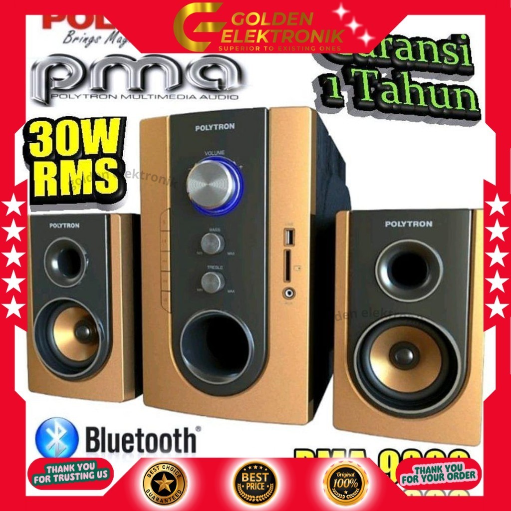 SPEAKER AKTIF POLYTRON PMA-9300 PMA 9300 PMA9300 MULTIMIDEA SPEAKER