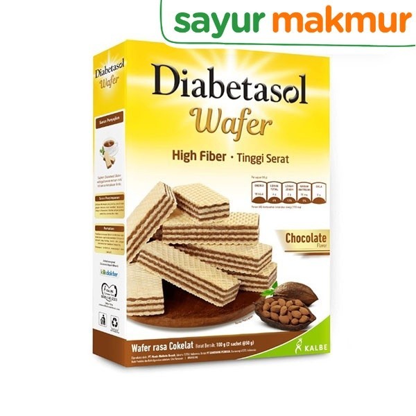 

Diabetasol Wafer Chocolate 1 box Sayurmakmur