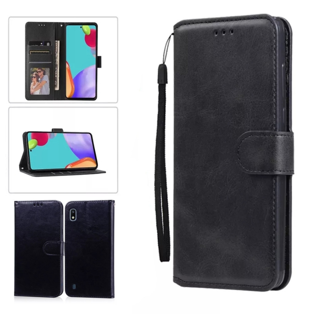Flip leather case dompet kulit OPPO F11 A52 A92 2020