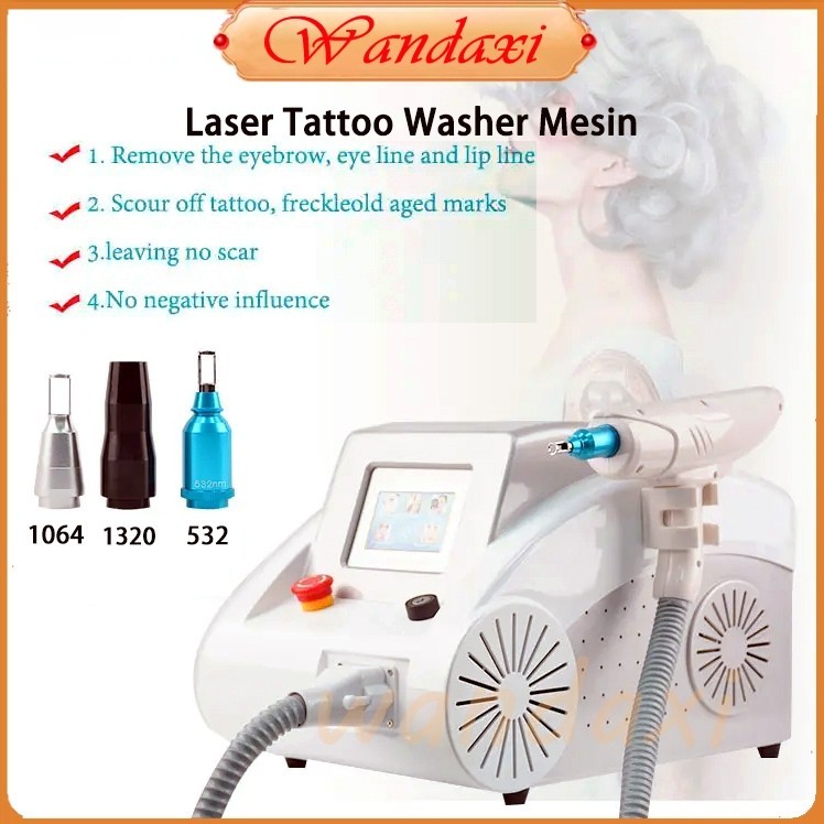 100% Ori/Garansi 1 TAHUN6IN1 Ndyag Laser  Tattoo  Washer Mesin 2000w penghilang  picosure honey comb