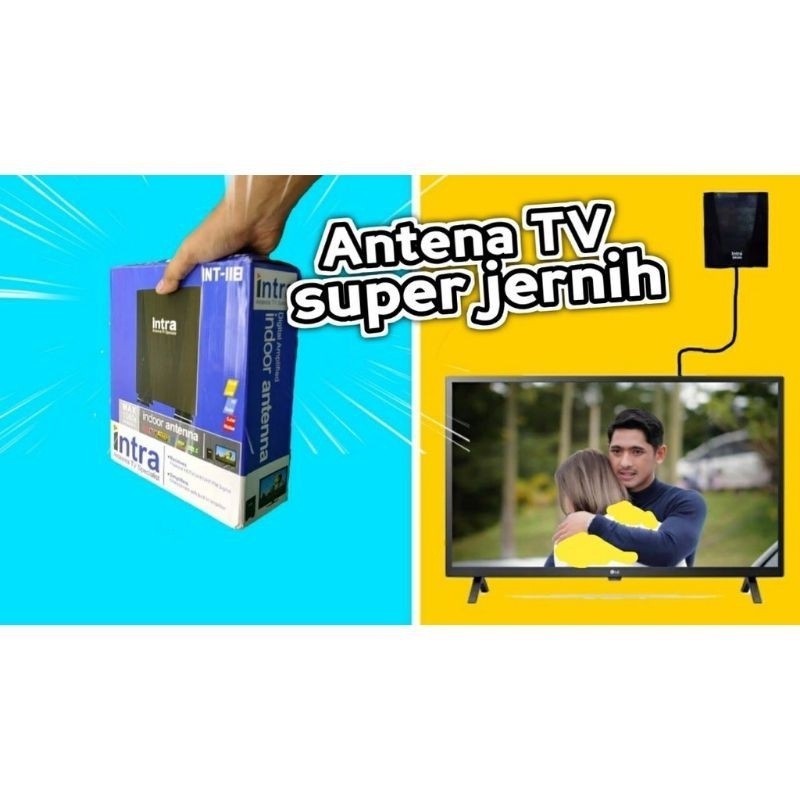 Spro1 Antena TV Antena Digital Antena Dalam/Luar Intra 118