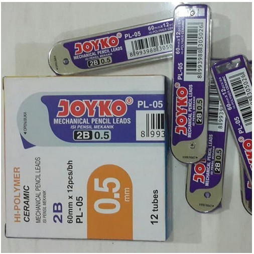 

Joyko Isi Pensil Mekanik 2B 0.5mm ( Refill )