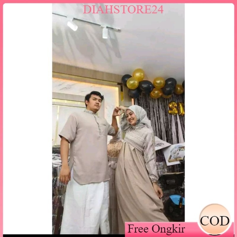 PROMO Dress Couple suami istri lebaran